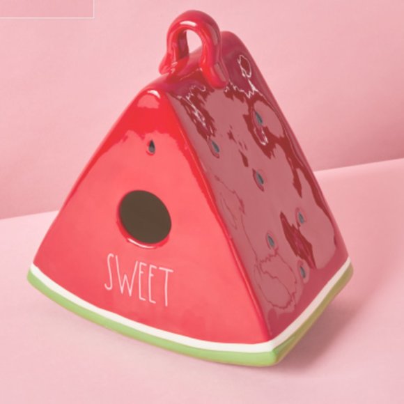 Other Rae Dunn 8in Sweet Watermelon Shaped Birdhouse Poshmark